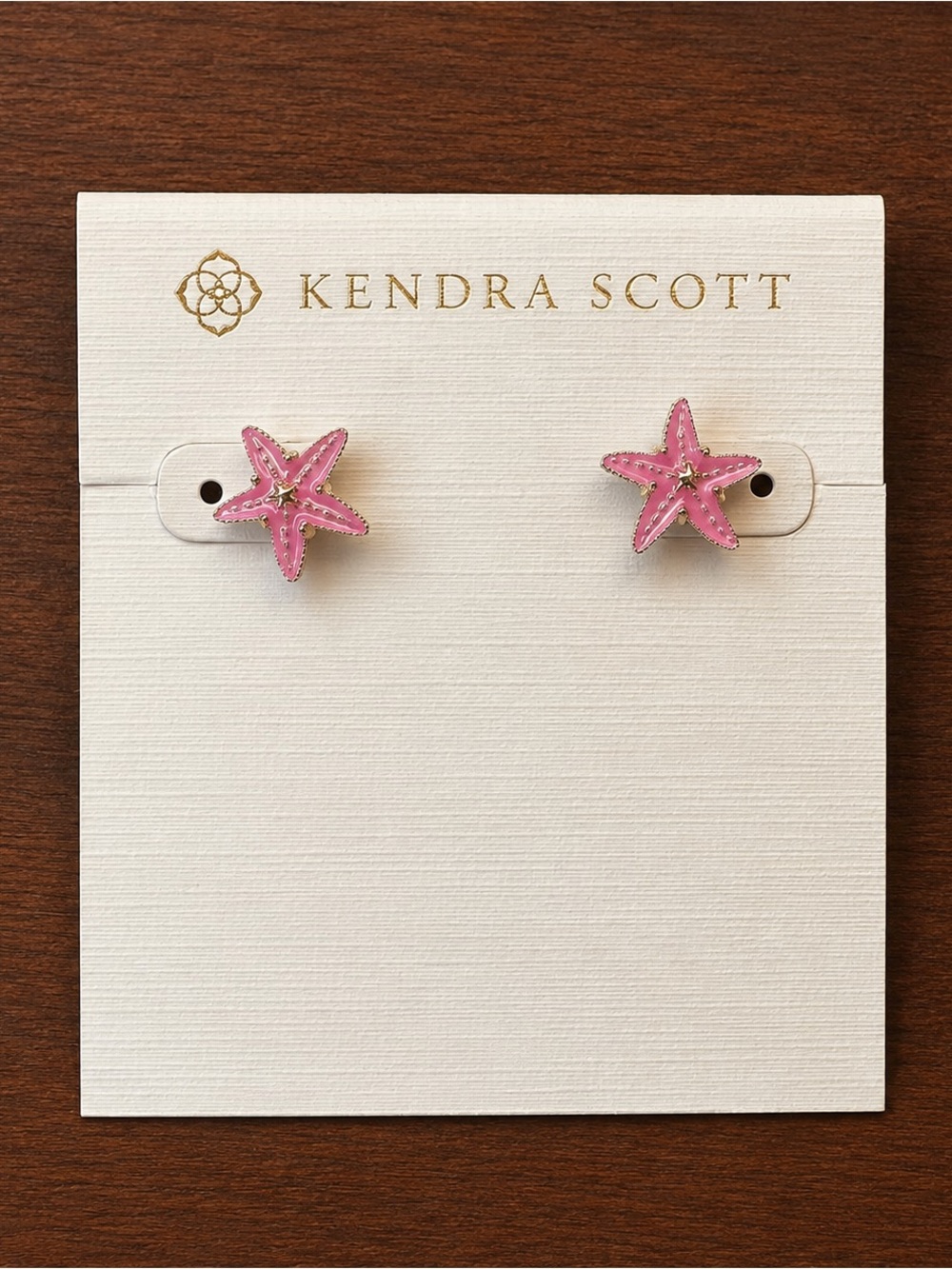 Kendra Scott Pink Starfish Studs